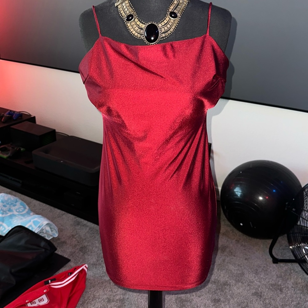 Red dress